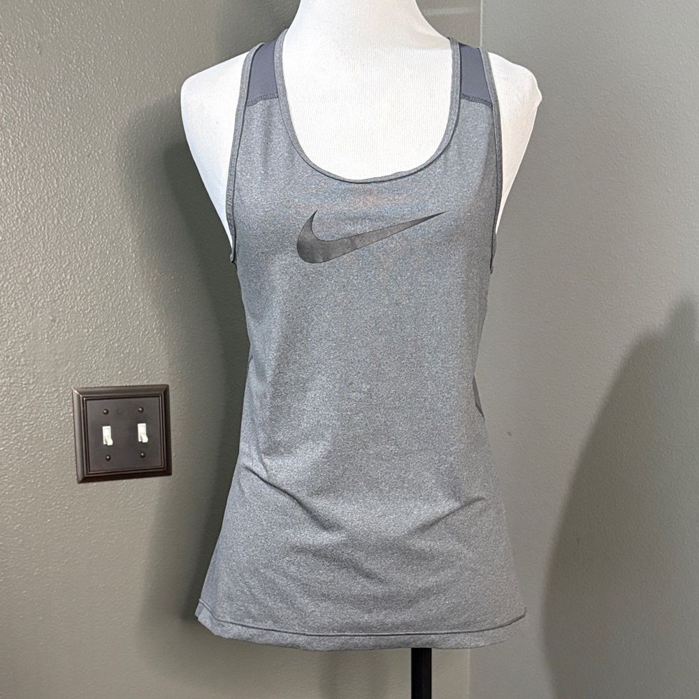 Nike Women's Gray Racerback Tank Top